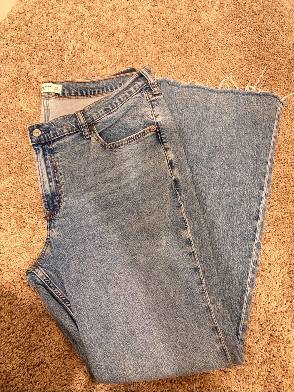Abercrombie & Fitch Mid Rise Bootcut Jeans
